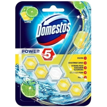 WC bloks Domestos Power5 Lime 55g