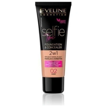 Grima bāze Eveline Selfie Time 2w1, 02 Ivory, 30 m