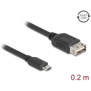 DELOCK USB 2.0 Kab USB Typ Micro-B St zu USB Typ-A