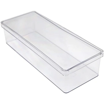 Kristāla caurspīdīga cietā plastmasas vitrīna kole