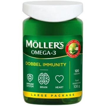 MOLLERS Dobbel Immunity kapsulas N120 MOLLER"S