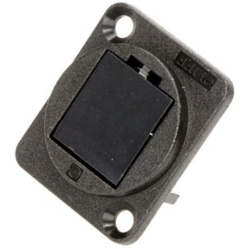 Protection cap; black; plastic; XLR standard; 19x2