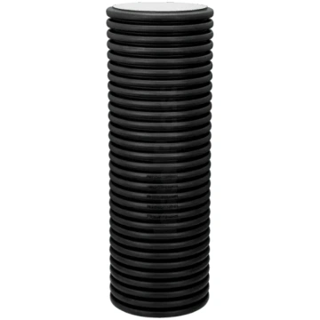 PE caurteka Ø500/6 SN8 (ATGRIEZUMI), melna