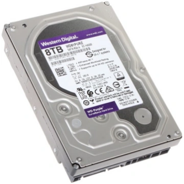 Lietots - HDD 8TB 5400 SATAIII 3.5" WD Purple, 8TB