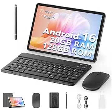 SVITOO Tablet with Keyboard and Pen 10 Inch Androi