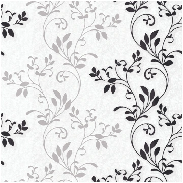 Tapetes Sintra Daisy 429402, vinila, balta krās