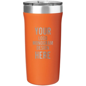 Personalized h2go Palermo 18 oz Tumbler | Orange