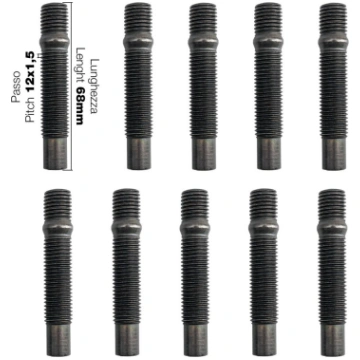 10 wheel studs 12x1.5 l.68mm