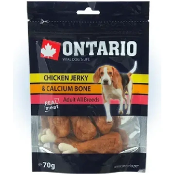 Ontario Chicken Jerky & Calcium Bone kārumi suņiem
