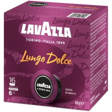 A Modo Mio Lungo Dolce 128g, 16 gab