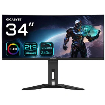 Gigabyte MO34WQC2 34" OLED monitors, 3440 x 1440, 