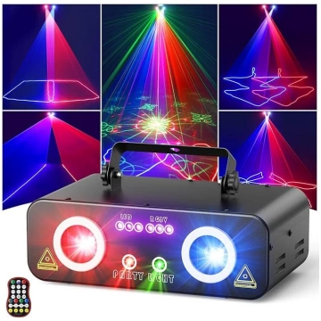‎Ehaho Ehaho LED RGB animācijas DJ Party Light str