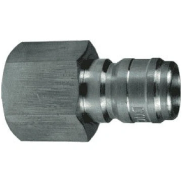 DIXON Quick Connect Plug, Straight Through Interch