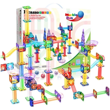 Picasso Tiles - Magnetic Marble Run Set (150 pcs) 
