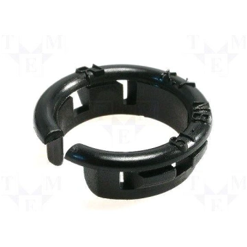 Grommet | polyamide | black | max.1.6mm FIX&FASTEN