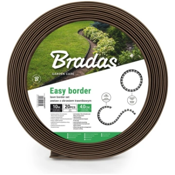Zāliena apmale EASY BORDER brūna, BRADAS, OBEBR401