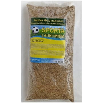 Zāliena sēklu maisījums Sporta laukumiem, 1 kg Pak