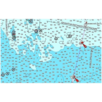 Peipusa ezera dziļuma karte Garmin navigācijām (Mi