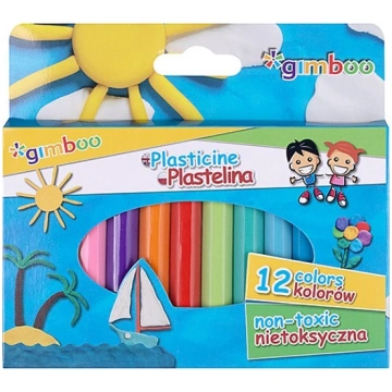 Gimboo Plastelina 12szt. mix kolorow 6101BTS23-99 