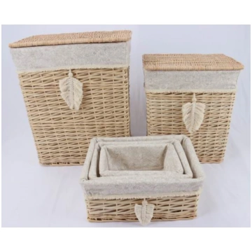Basket WILLI TASSEL 34x25xH15cm 61016