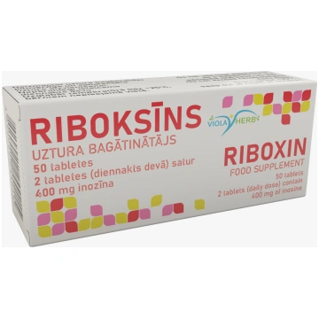 RIBOKSĪNS (Inozīns 200mg) tab. N50 VIOLAHERB Viola