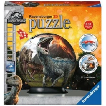 Ravensburger Puzzle kuliste 72 elementy Jurassic W