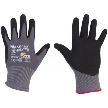 Protective gloves | Size: 7 | grey-black | MaxiFle