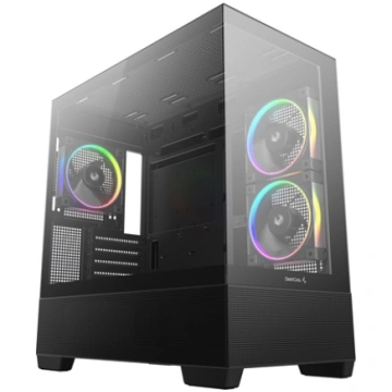 Deepcool Case | CG380 3F | Black | Micro ATX R-CG3