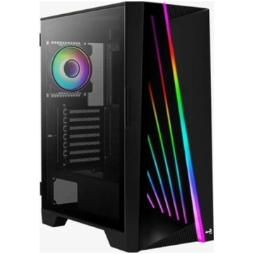 Aerocool Geh Midi Mirage (Black/Win/RGB)mi.ATX/ATX