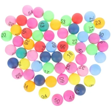 HANABASS Number Balls 1 - numurētas loterijas bumb