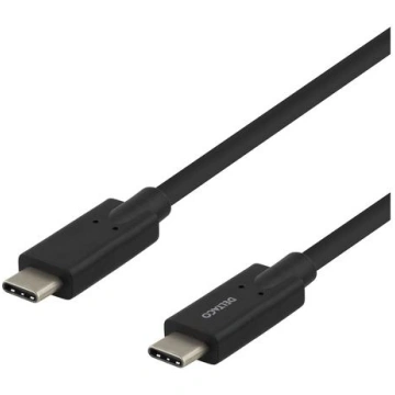 DELTACO USB-C - USB-C kabelis 5Gbit / s 5A 2M meln