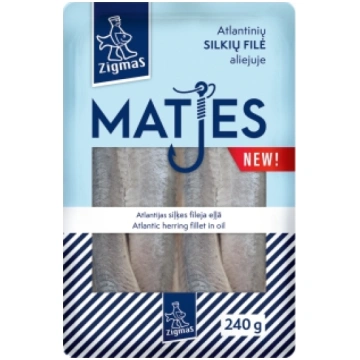 SIĻĶES FILEJA ZIGMAS MATJES EĻĻĀ 240G/199G