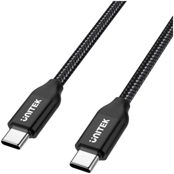 Unitek Cable 2M PD USB C 100W USB C / USB C; C1405