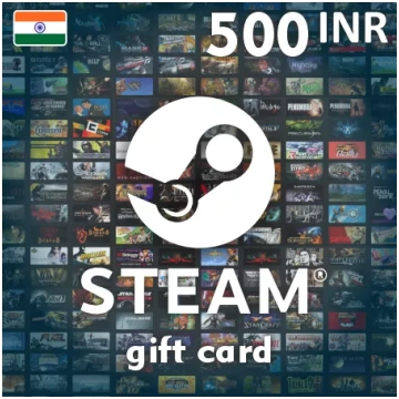 Steam Wallet dāvanu karte 500 INR - Steam atslēga 