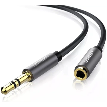 Audio kabelis Ugreen 10594 2m 3.5mm Melns