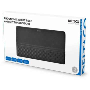 Ergonomic wristpad and keyboard stand DELTACO / KA