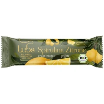 Spirulīnas citronu batoniņš BIO 40g Lubs