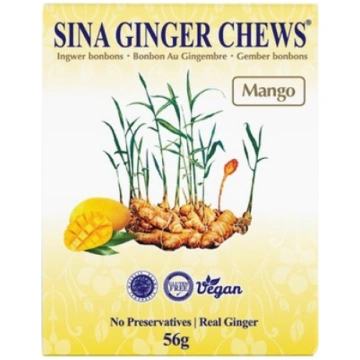 Ingvera konfektes ar mango garšu, 56g