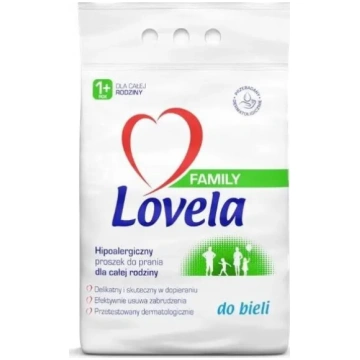 Veļas pulveris Lovela FAMILY baltiem audumiem 2,1 