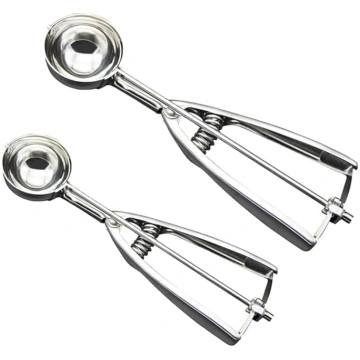 2 iepakojumi saldējuma lāpstiņas komplekts Nerūsēj