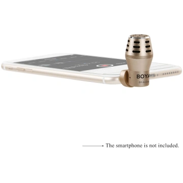 Boya A100 Smartphone Microphone (3.5mm) Gold