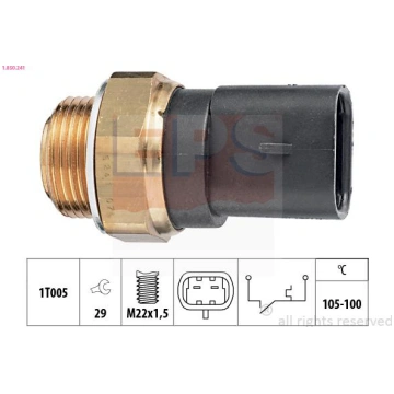EPS 1-850-241 - Termoslēdzis, Radiatora ventilator