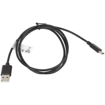 LANBERG USB CABLE 2.0 TYPE-C(M)-AM 1M, BLACK E327F