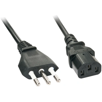 Lindy Italian IEC Mains Cable, 0.7m | 30411 | 4002