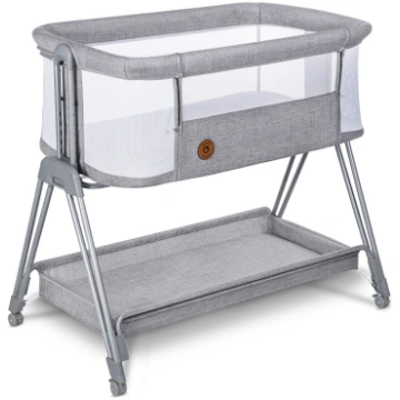 Lionelo LUNA mazuļu gultiņa krāsa GREY CONCRETE