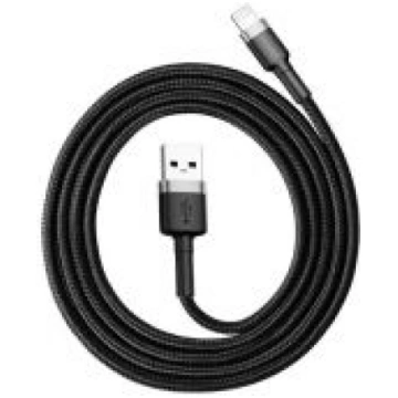 Baseus Cafule USB Lightning Cable 2,4A 1m Gray+Bla