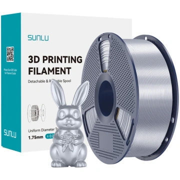 Sunlu Sunlu Filament PLA+ Silk Silver