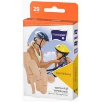 Plāksteri MATOPAT Universal (5 izmēri) 20 gabali 6
