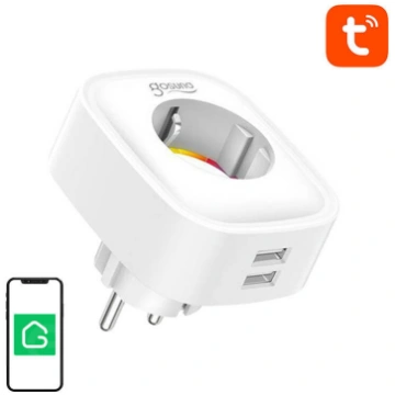 Smart plug WiFi Gosund SP112 2xUSB, 16A, Tuya