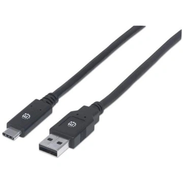 Manhattan USB 3.1 Gen1 Type-C/Type-A 2m black cabl